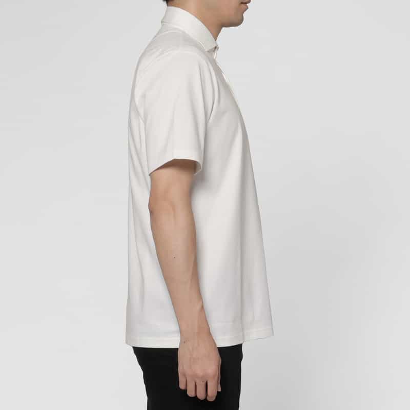 BARNEYS NEW YORK コットンポロシャツ WHITE