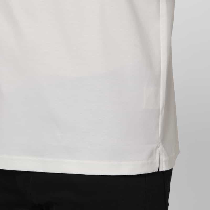 BARNEYS NEW YORK コットンポロシャツ WHITE