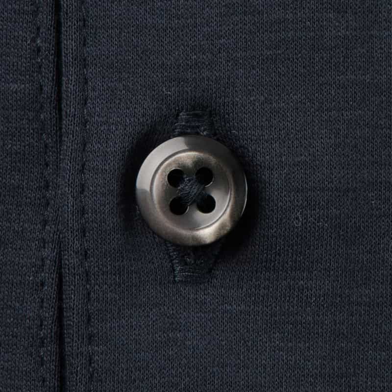 BARNEYS NEW YORK コットンポロシャツ NAVY