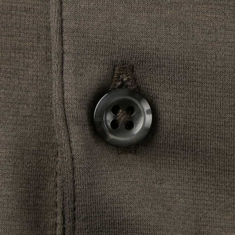 BARNEYS NEW YORK コットンポロシャツ GRAY