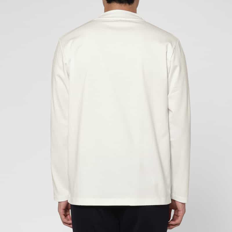 BARNEYS NEW YORK ロングスリーブクルーネックTシャツ WHITE