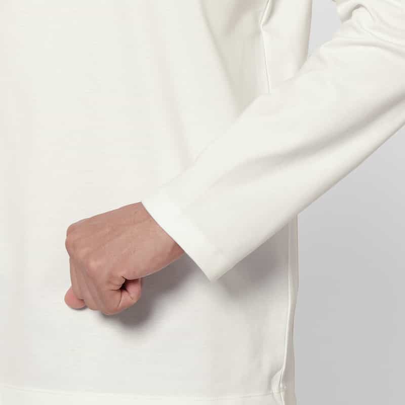 BARNEYS NEW YORK ロングスリーブクルーネックTシャツ WHITE