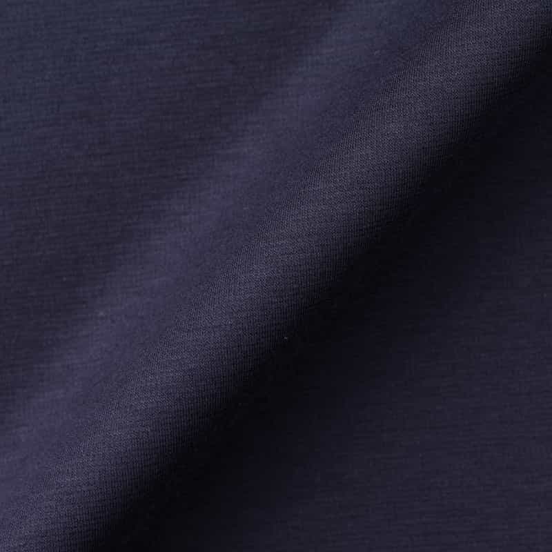 BARNEYS NEW YORK ロングスリーブモックネックTシャツ NAVY