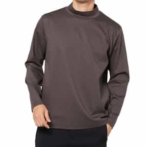 ロングスリーブモックネックTシャツ