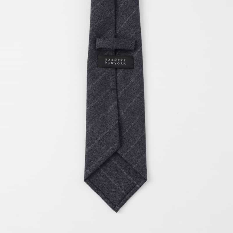 BARNEYS NEW YORK ストライプ柄タイ NAVY