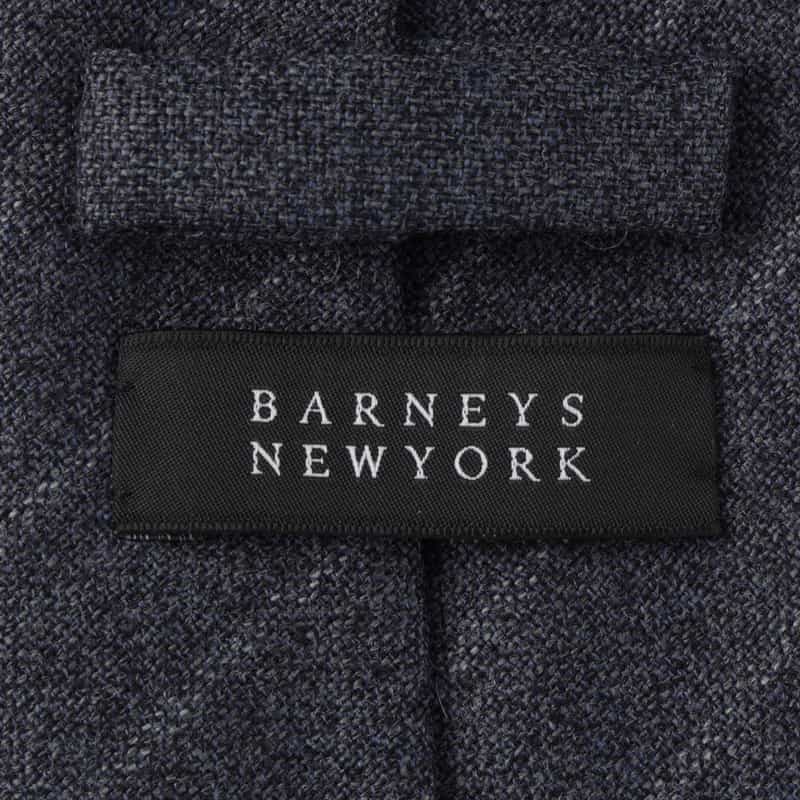 BARNEYS NEW YORK ストライプ柄タイ NAVY