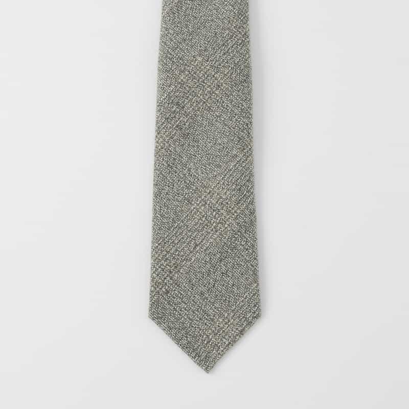BARNEYS NEW YORK チェック柄タイ LIGHT GRAY