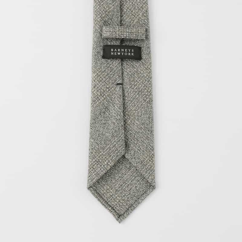 BARNEYS NEW YORK チェック柄タイ LIGHT GRAY