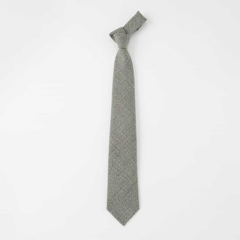 BARNEYS NEW YORK チェック柄タイ LIGHT GRAY