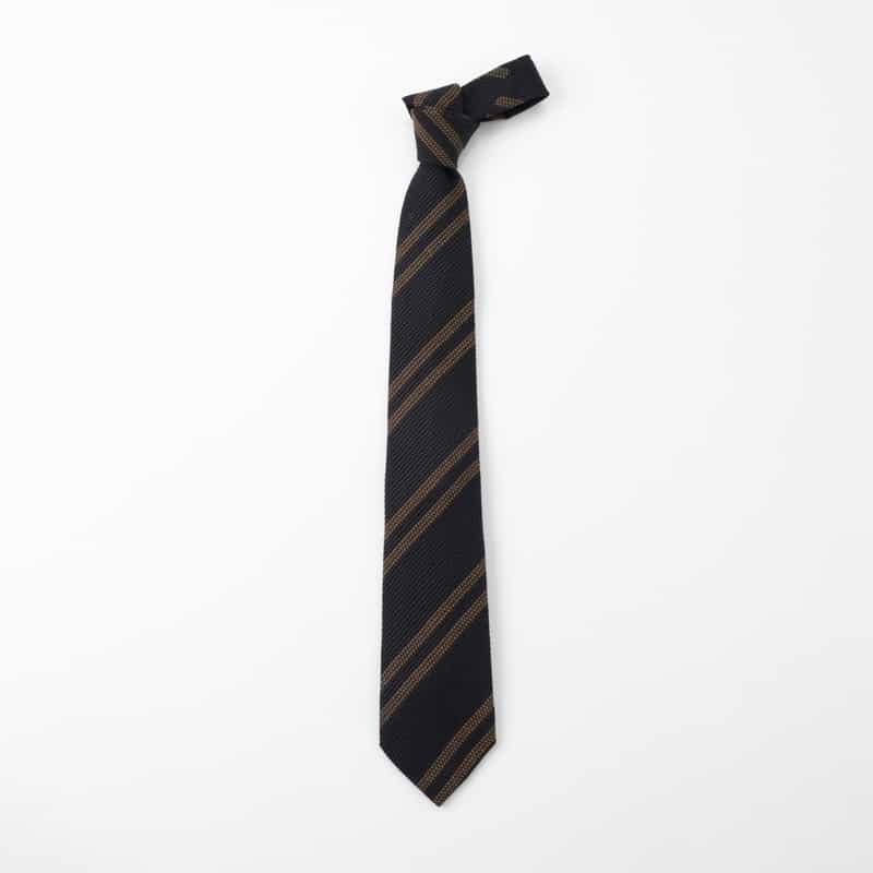 BARNEYS NEW YORK ストライプ柄タイ NAVY
