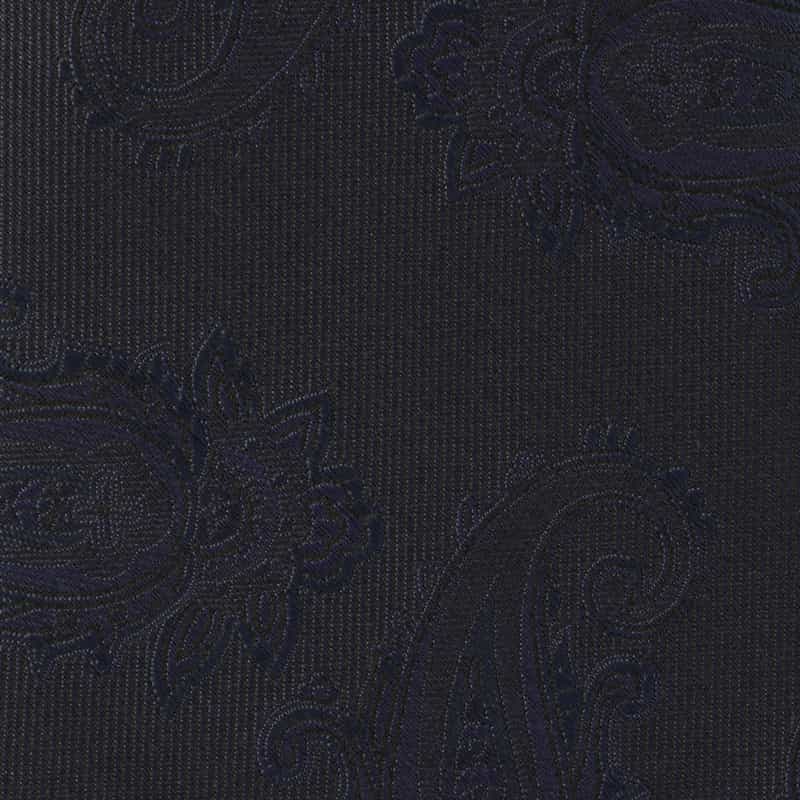 BARNEYS NEW YORK ペイズリー柄タイ NAVY