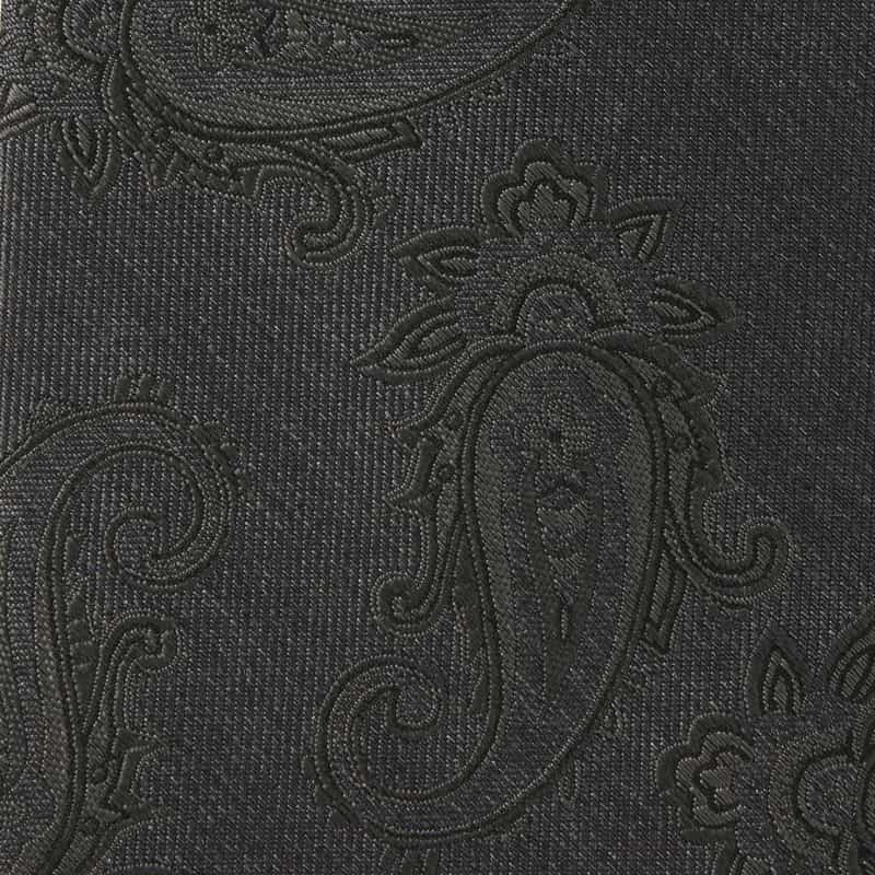 BARNEYS NEW YORK ペイズリー柄タイ DARK GRAY
