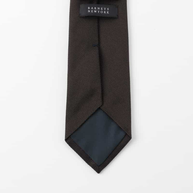BARNEYS NEW YORK ソリッドタイ BROWN