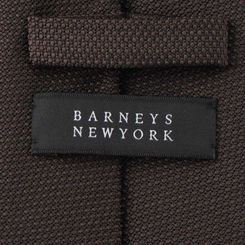 BARNEYS NEW YORK ソリッドタイ BROWN