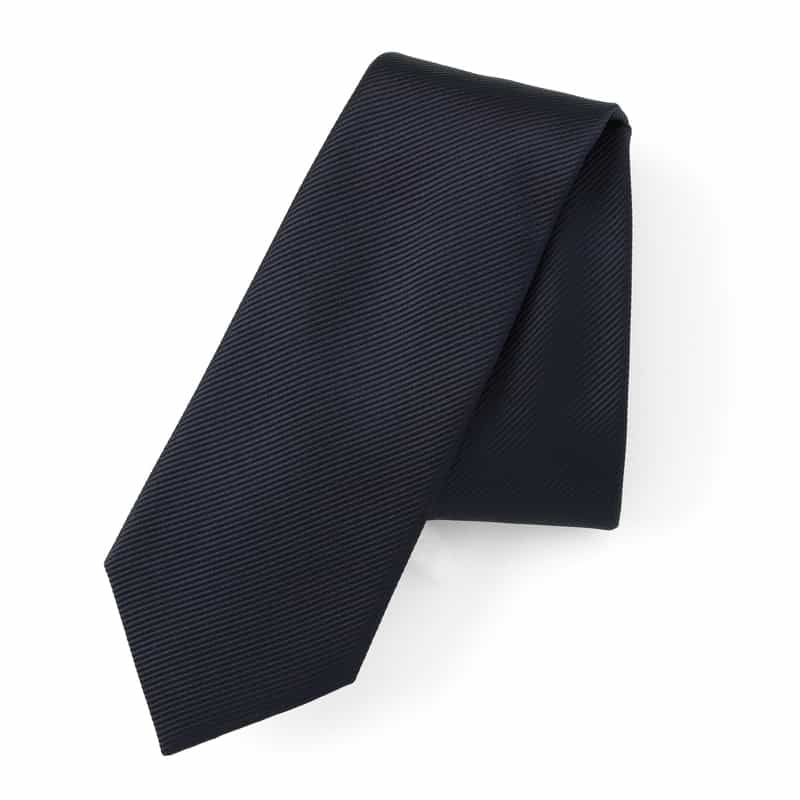 BARNEYS NEW YORK ソリッドタイ NAVY