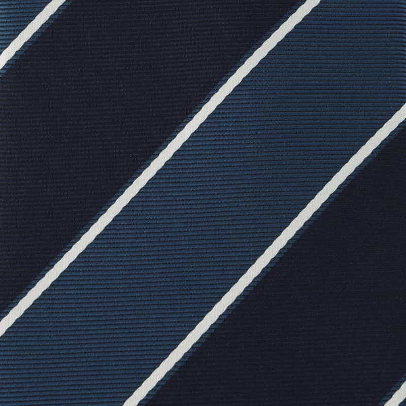 BARNEYS NEW YORK レジメンタル柄タイ NAVY