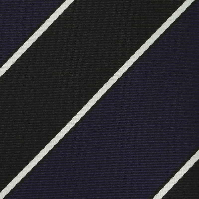 BARNEYS NEW YORK レジメンタル柄タイ BLACK