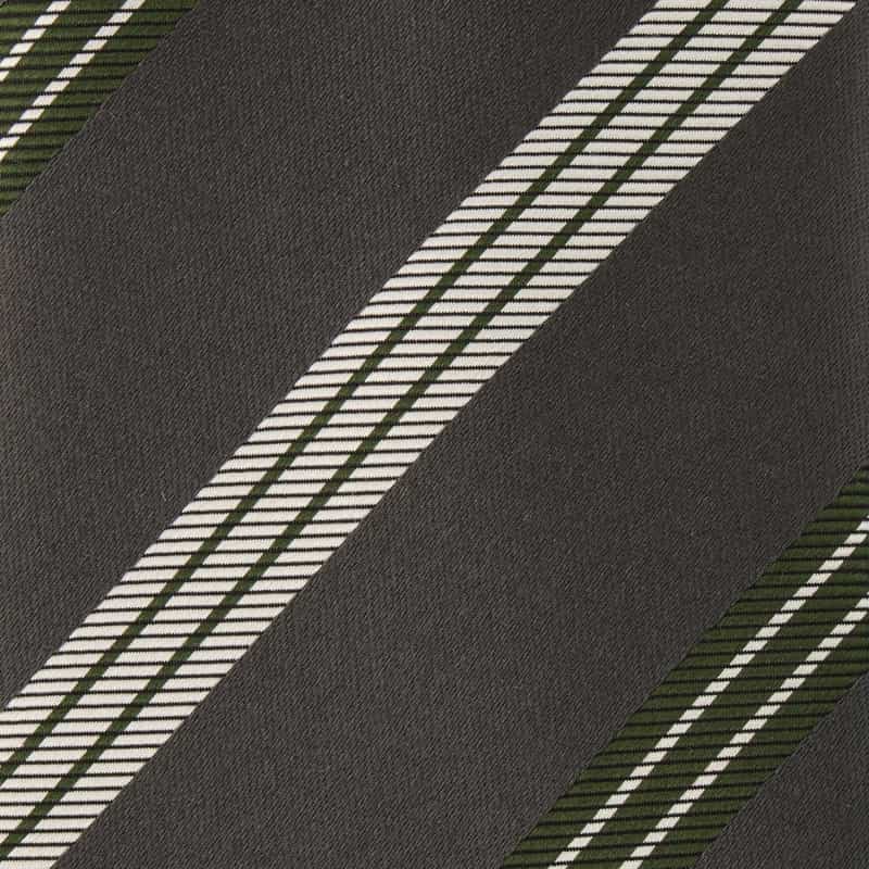 BARNEYS NEW YORK レジメンタル柄タイ GRAY