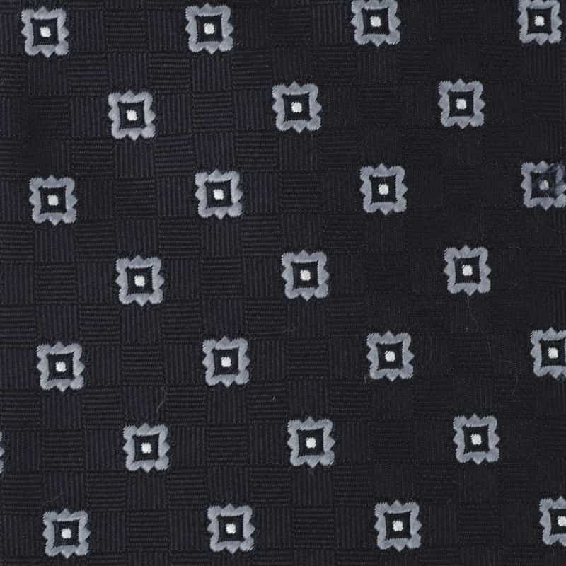 BARNEYS NEW YORK 小紋柄タイ NAVY