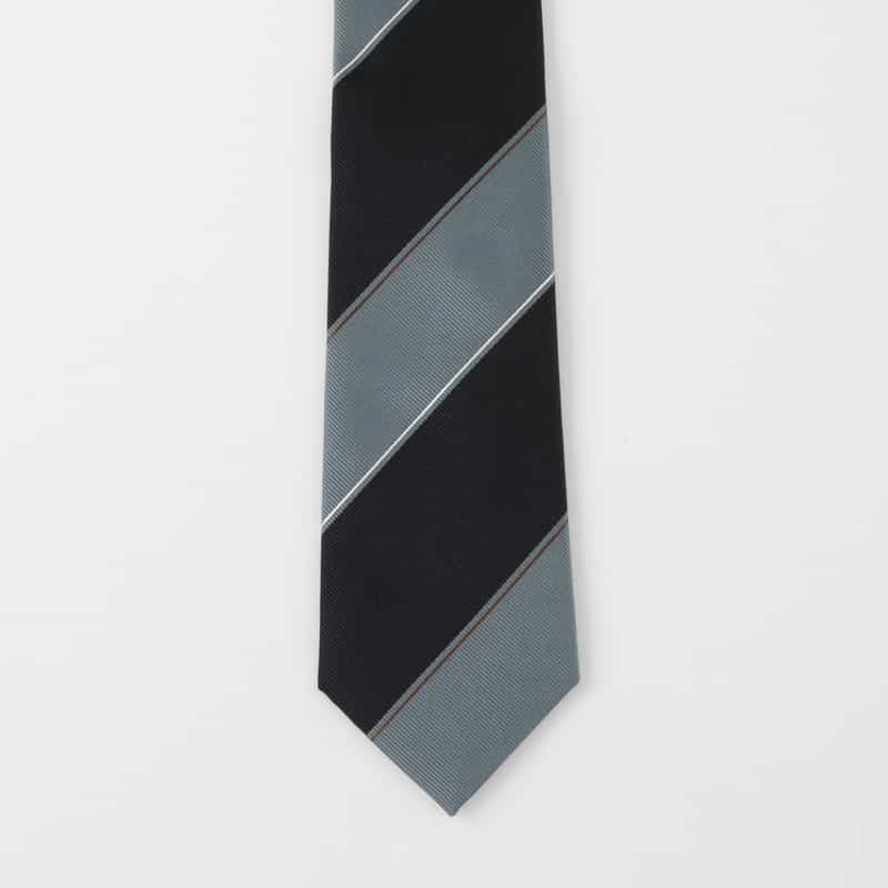 BARNEYS NEW YORK ストライプ柄タイ BLUE