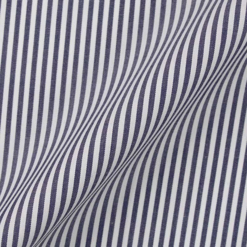 BARNEYS NEW YORK ストライプ柄ハンカチ NAVY