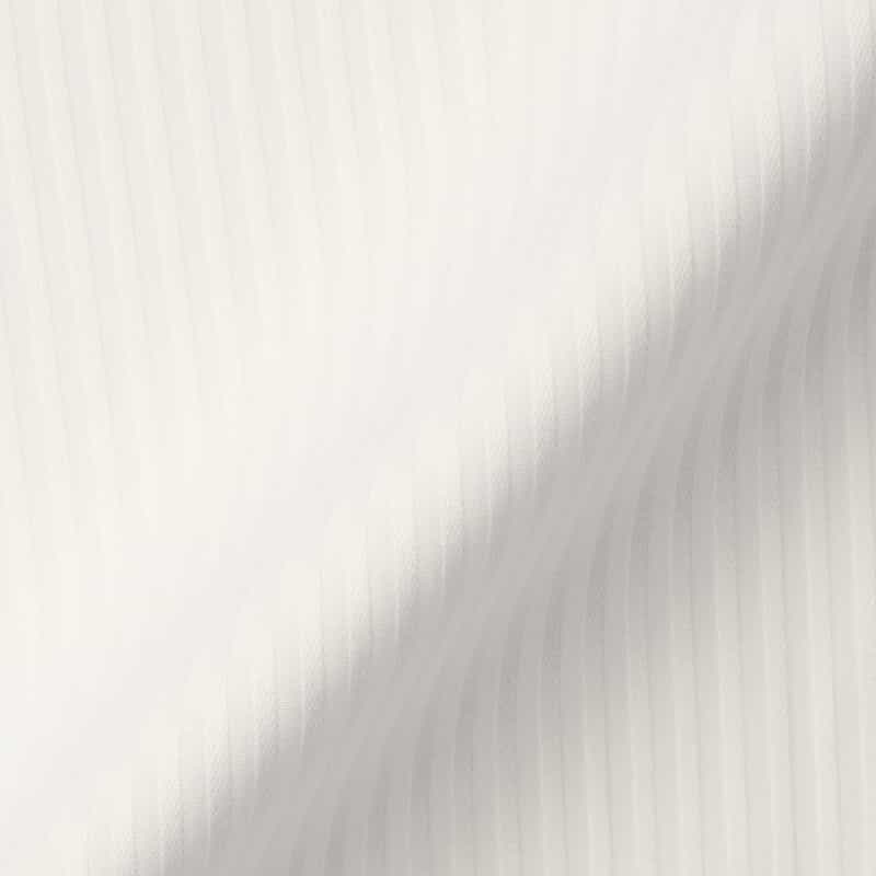 BARNEYS NEW YORK ドビーストライプ柄ハンカチ WHITE