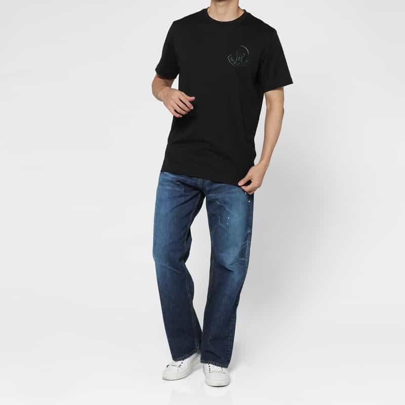 MONCLER MONCLER＜モンクレール＞ ロゴ入りTシャツ BLACK