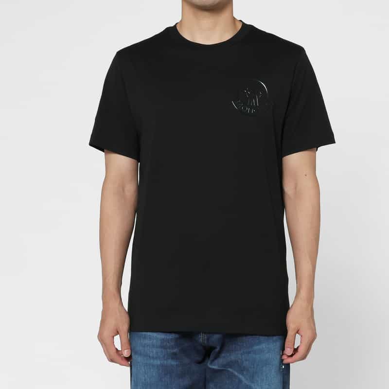 MONCLER MONCLER＜モンクレール＞ ロゴ入りTシャツ BLACK