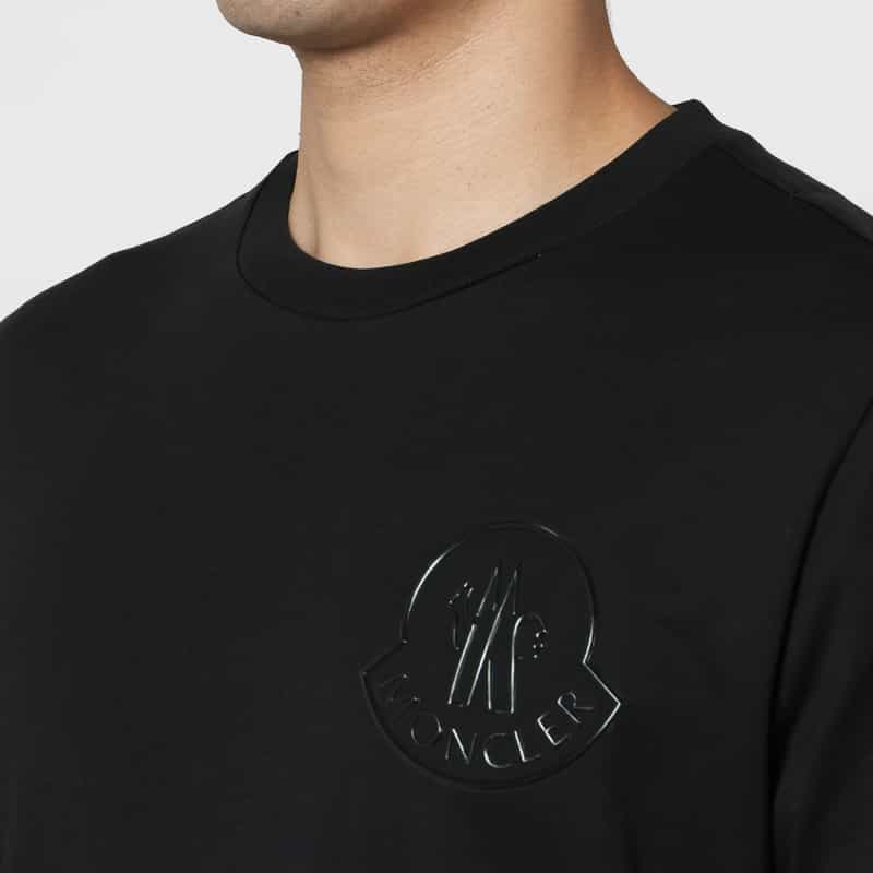 MONCLER MONCLER＜モンクレール＞ ロゴ入りTシャツ BLACK