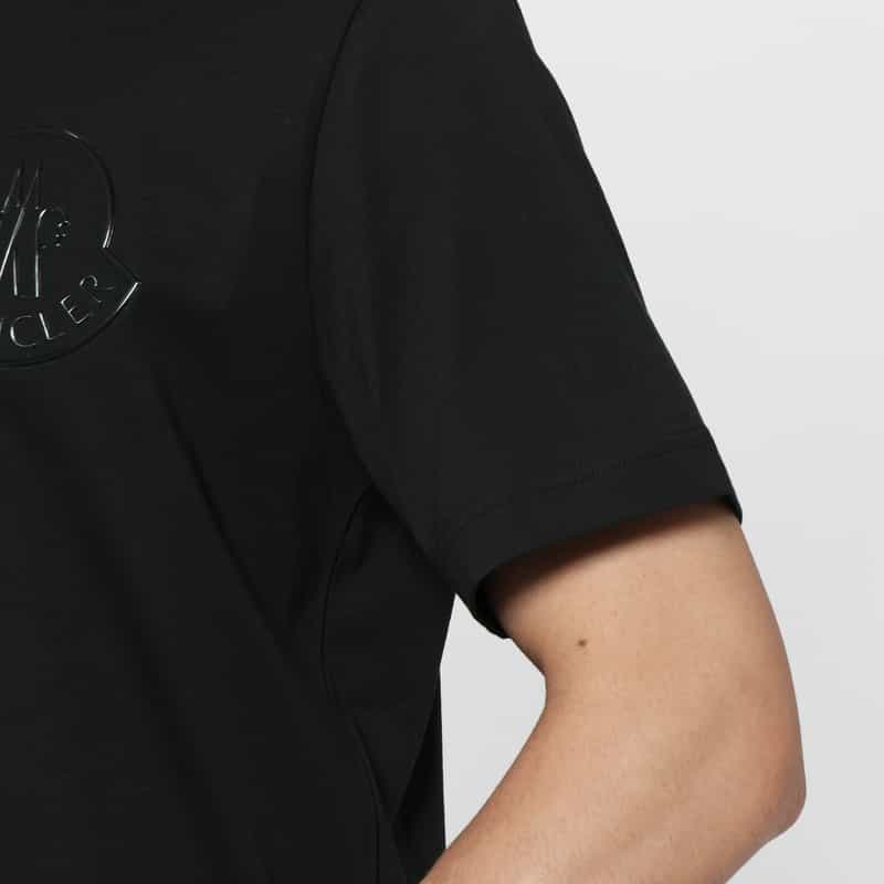 MONCLER MONCLER＜モンクレール＞ ロゴ入りTシャツ BLACK