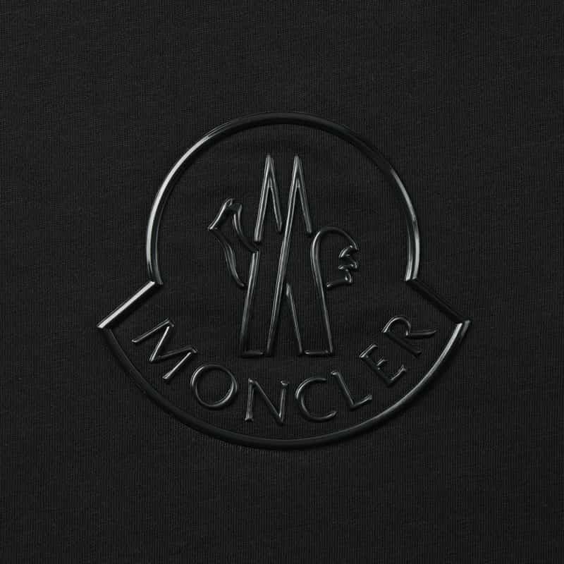 MONCLER MONCLER＜モンクレール＞ ロゴ入りTシャツ BLACK