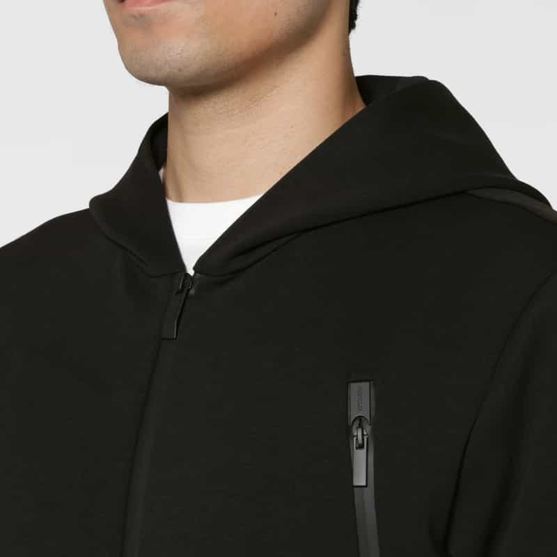 MONCLER MONCLER＜モンクレール＞ ジップアップスウェットフーディ BLACK