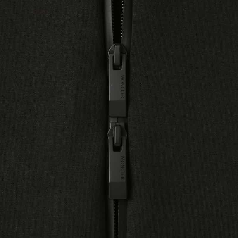 MONCLER MONCLER＜モンクレール＞ ジップアップスウェットフーディ BLACK