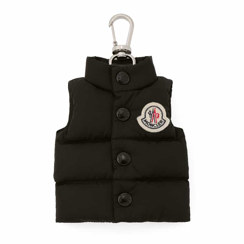 MONCLER MONCLER ＜モンクレール＞ ベスト型キーリング BLACK