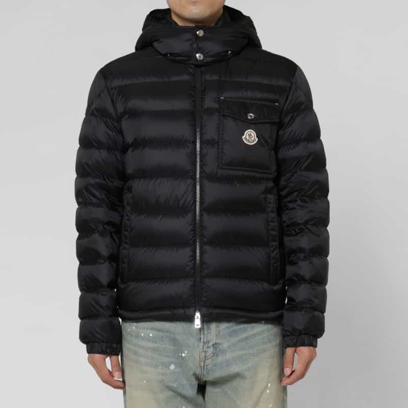 MONCLER MONCLER＜モンクレール＞ ポケット付きダウンジャケット BLACK
