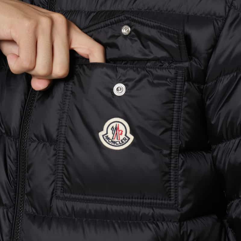 MONCLER MONCLER＜モンクレール＞ ポケット付きダウンジャケット BLACK