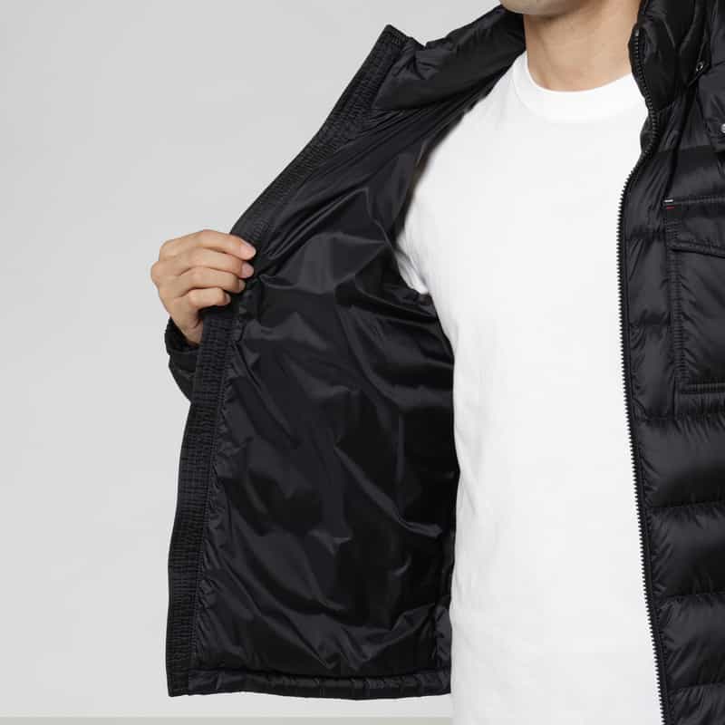 MONCLER MONCLER＜モンクレール＞ ポケット付きダウンジャケット BLACK