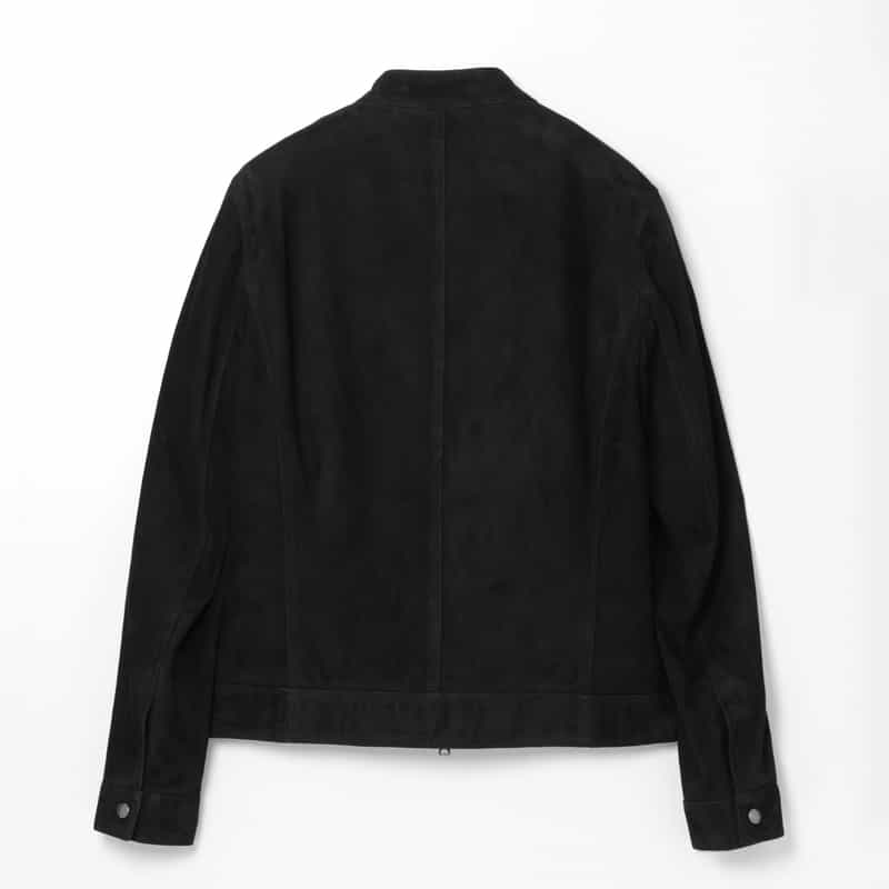 EMMETI EMMETI＜エンメティ＞ スエード素材シングルライダースジャケット“JURI" BLACK