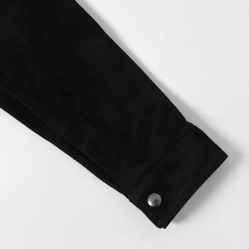 EMMETI EMMETI＜エンメティ＞ スエード素材シングルライダースジャケット“JURI" BLACK