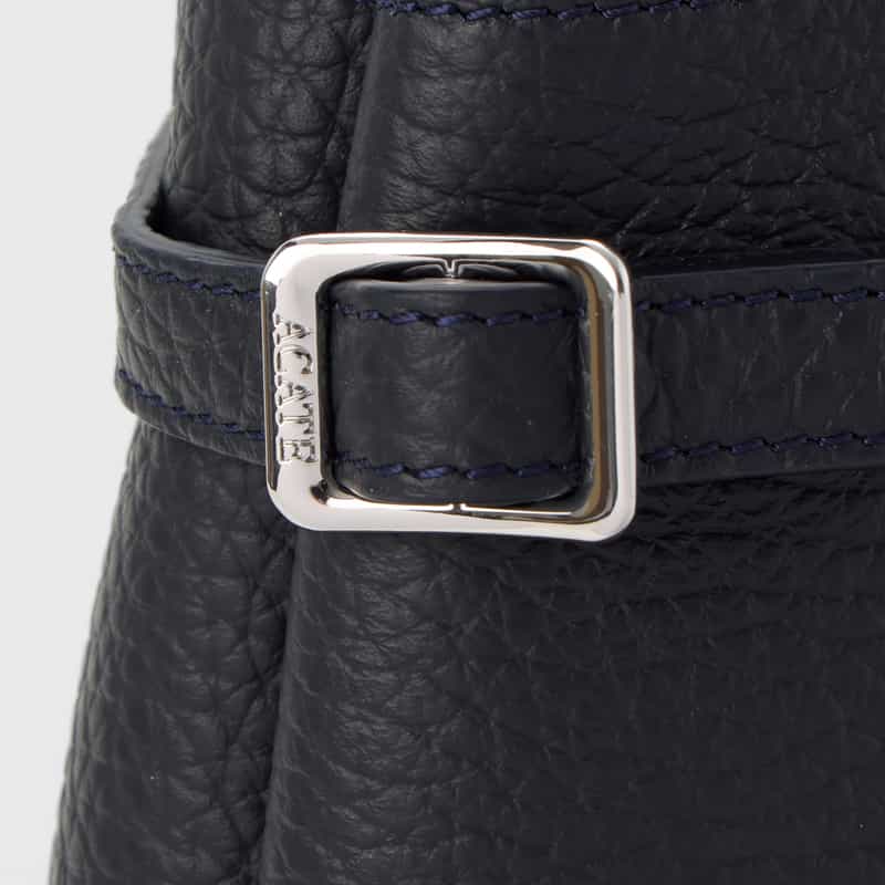ACATE ACATE＜アカーテ＞ レザーミニハンドバッグ“LODOS" NAVY