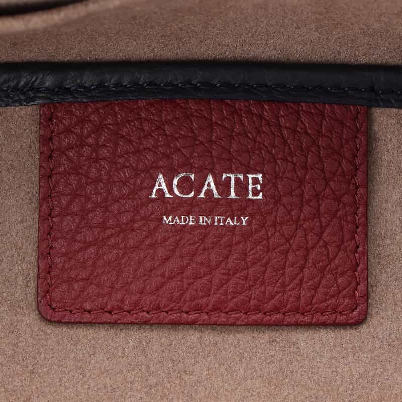 ACATE ACATE＜アカーテ＞ レザーミニハンドバッグ“LODOS" NAVY