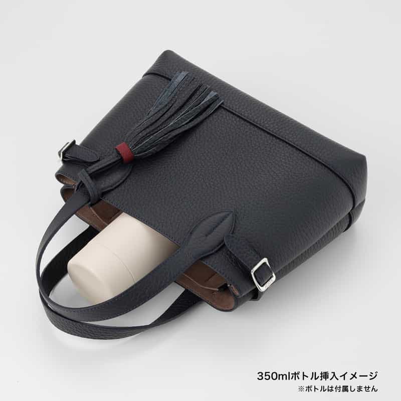 ACATE ACATE＜アカーテ＞ レザーミニハンドバッグ“LODOS" NAVY