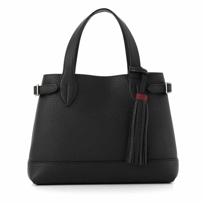ACATE ACATE＜アカーテ＞ レザーミニハンドバッグ“LODOS" BLACK