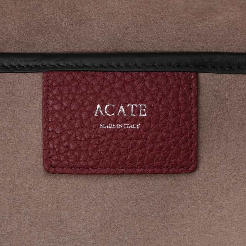 ACATE ACATE＜アカーテ＞ レザートートバッグ（M）“LODOS2" BLACK