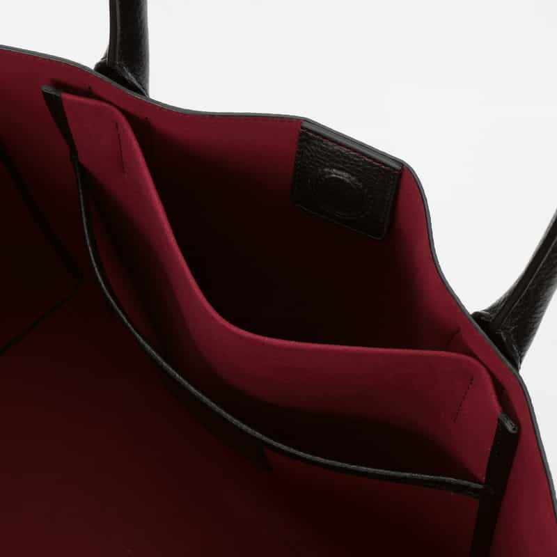 ACATE ACATE＜アカーテ＞ レザートートバッグ（L）“MOSTO" BLACK