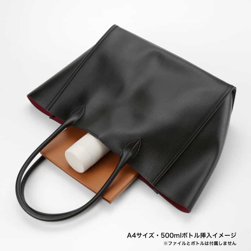 ACATE ACATE＜アカーテ＞ レザートートバッグ（L）“MOSTO" BLACK