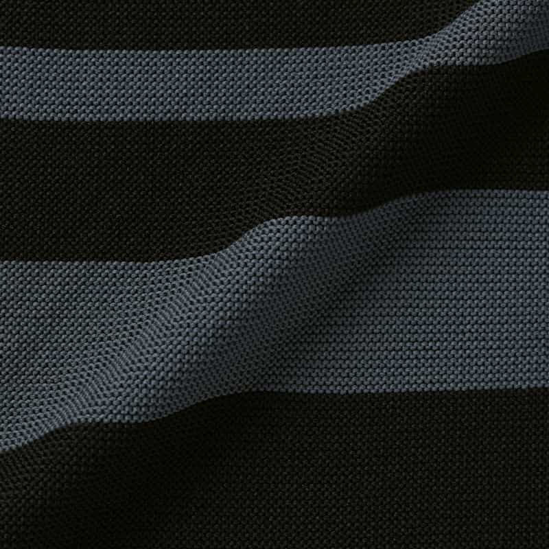 BARNEYS NEW YORK ウォッシャブル ノースリーブ ランダムマルチラインニットドレス BLACK