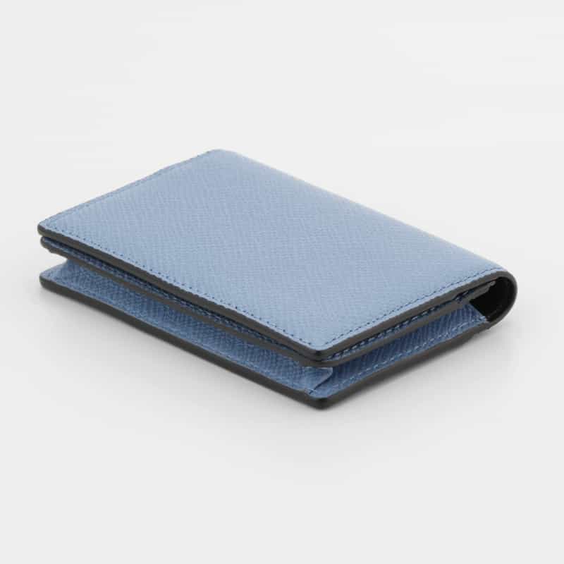 SMYTHSON SMYTHSON＜スマイソン＞ レザーカードケース LIGHT BLUE