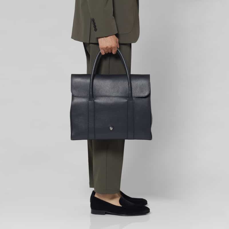 CHAMBORD SELLIER CHAMBORD SELLIER＜シャンボール セリエ＞ ブリーフケース“BERN" NAVY