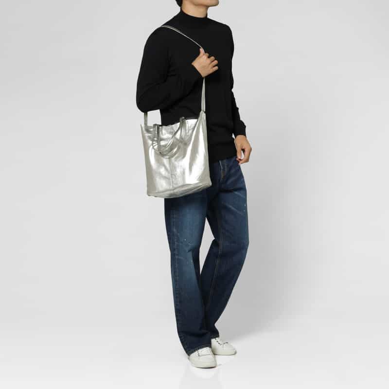 MORPHEE MORPHEE＜モルフェ＞ 3WAYトートバッグ（M） SILVER